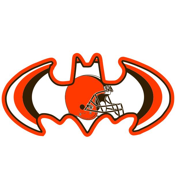 Cleveland Browns Batman Logo iron on transfers